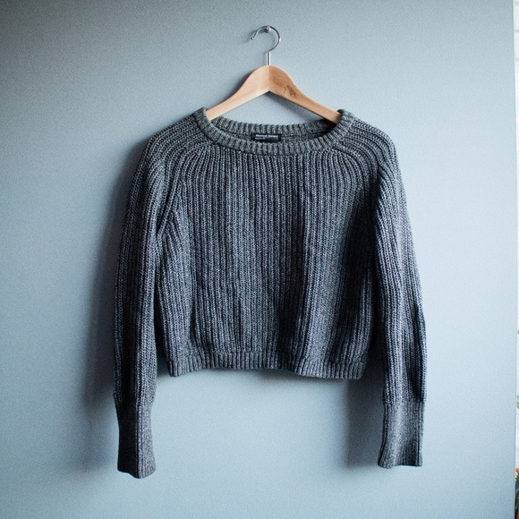 American Apparel Fisherman Cropped Sweater - Picture 3 of 5